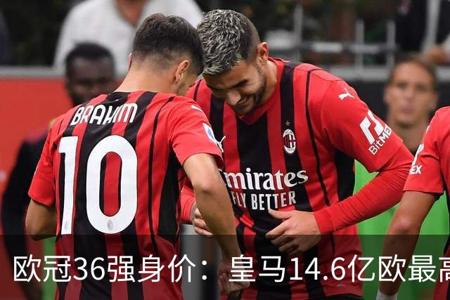 欧冠36强身价：皇马14.6亿欧最高，曼城、巴黎、阿森纳分居二三四